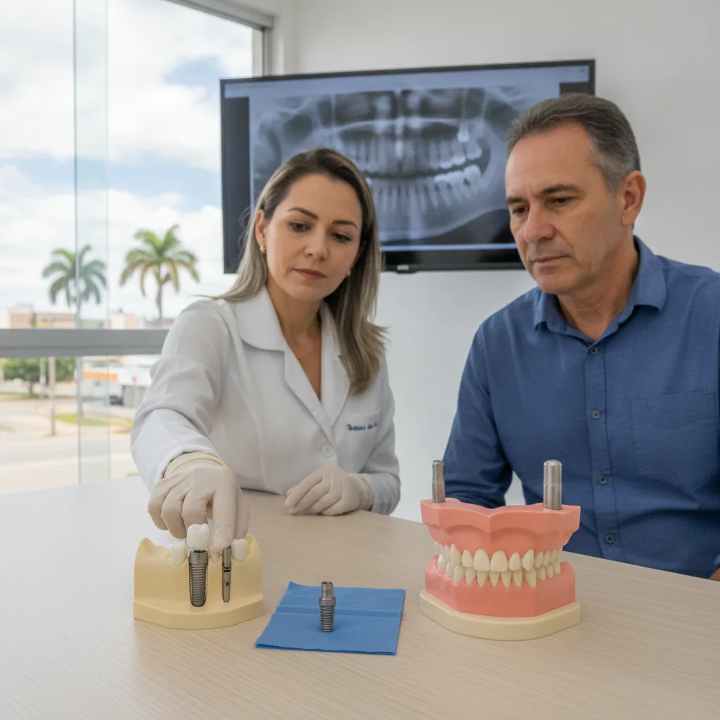 Diferença entre Implante Dentário e Prótese em Três Lagoas